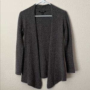 41 Hawthorn 100% Cashmere Gray Open Cardigan Duster - Women's Size XS - Gray